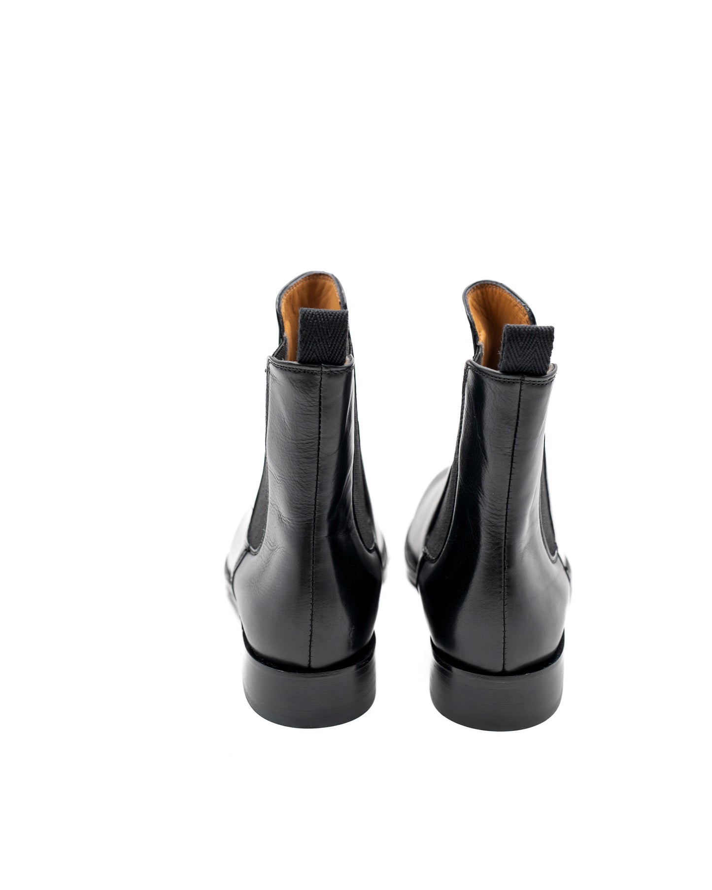 Leather Low Boot Elastics