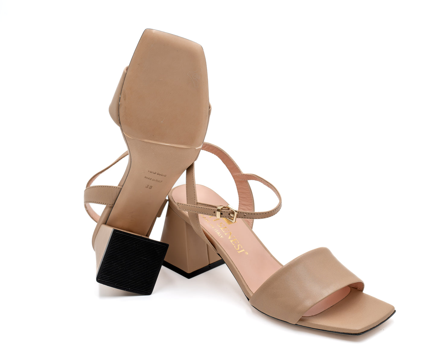 Sandalo Cinturino Square Heel