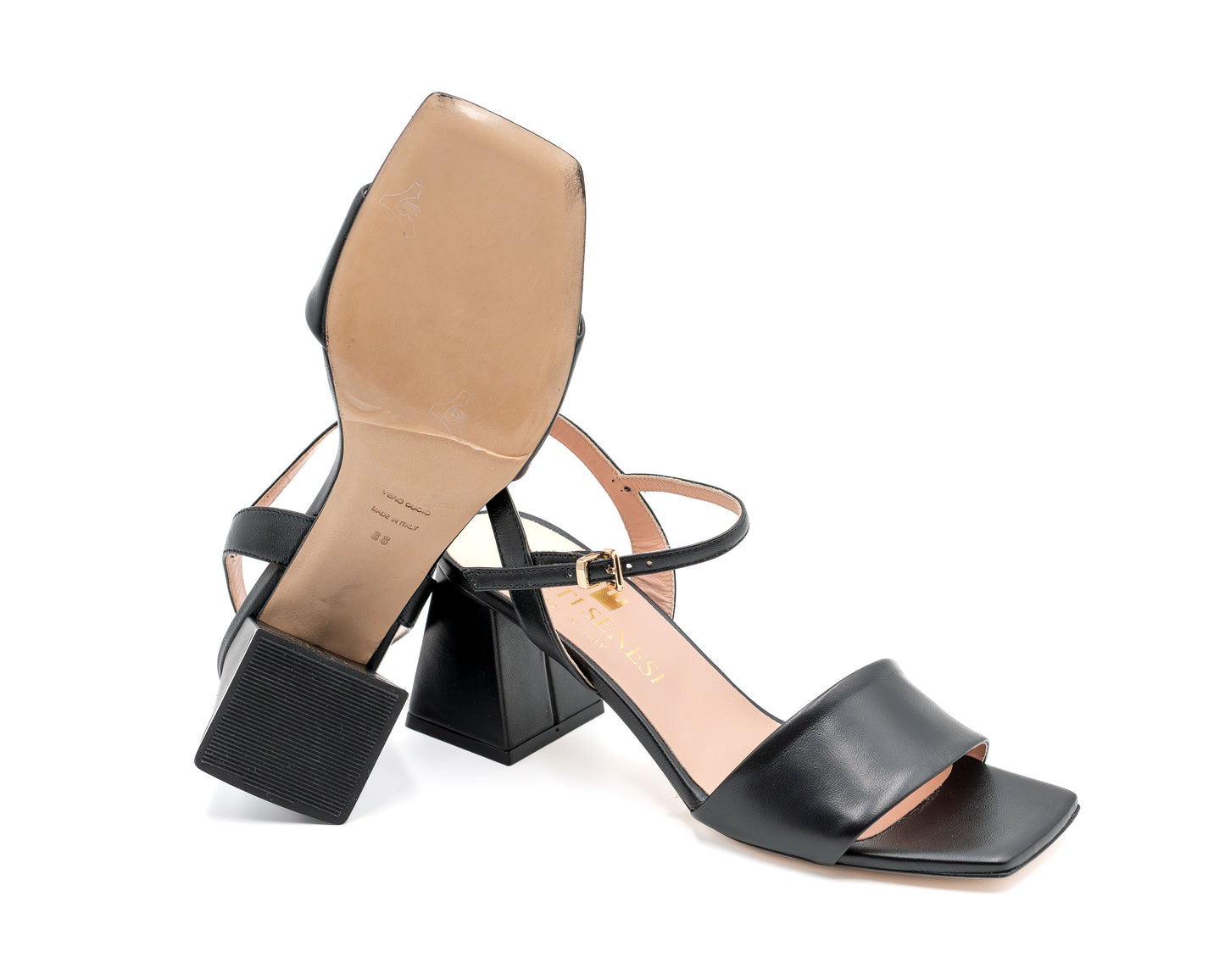 Sandalo Cinturino Square Heel
