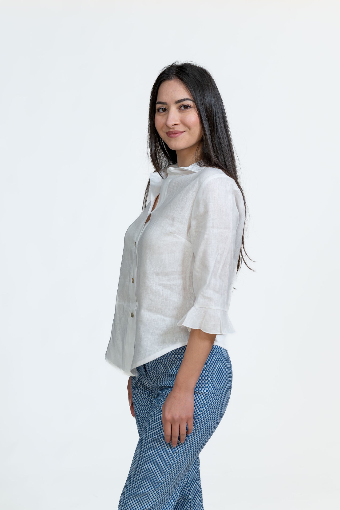 Light Blue Design Soft Pants