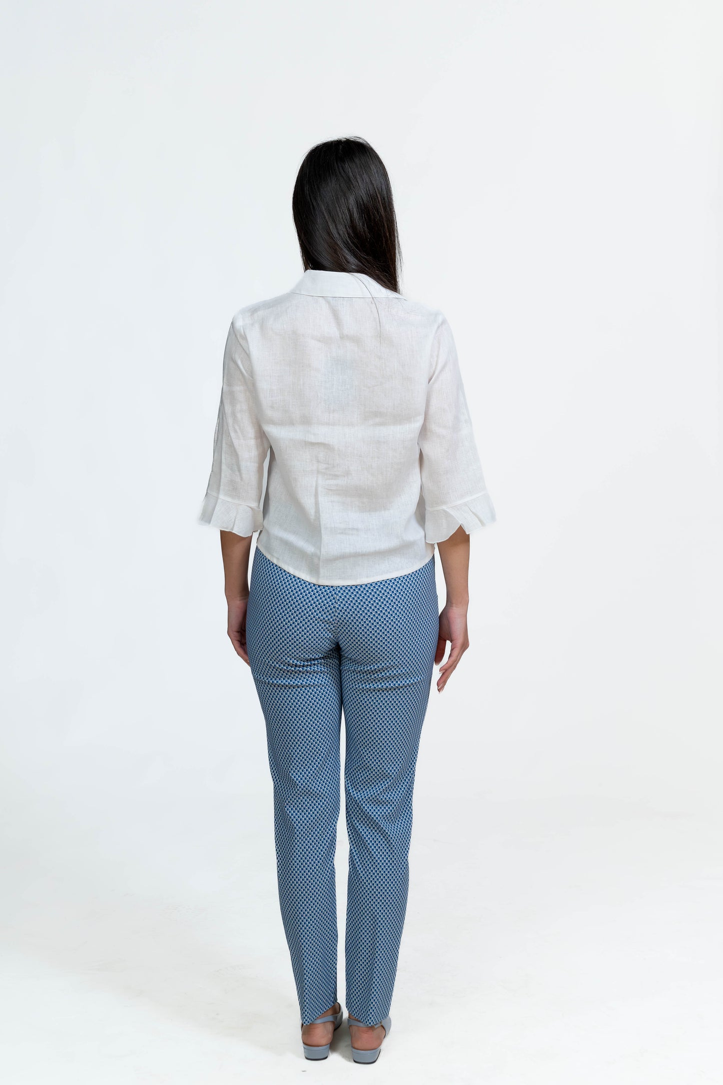 Light Blue Design Soft Pants