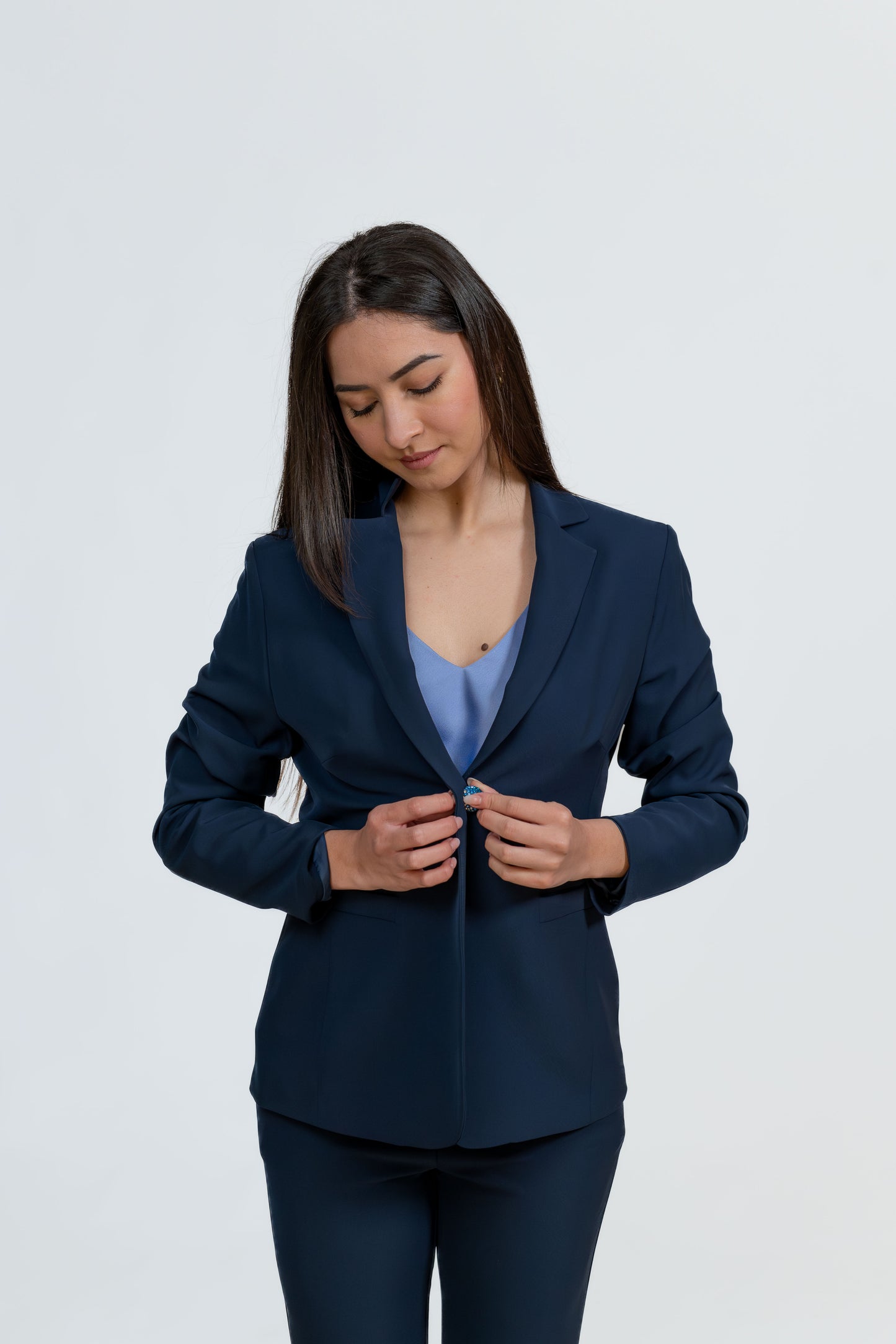 Navy Classic Elastic Jacket