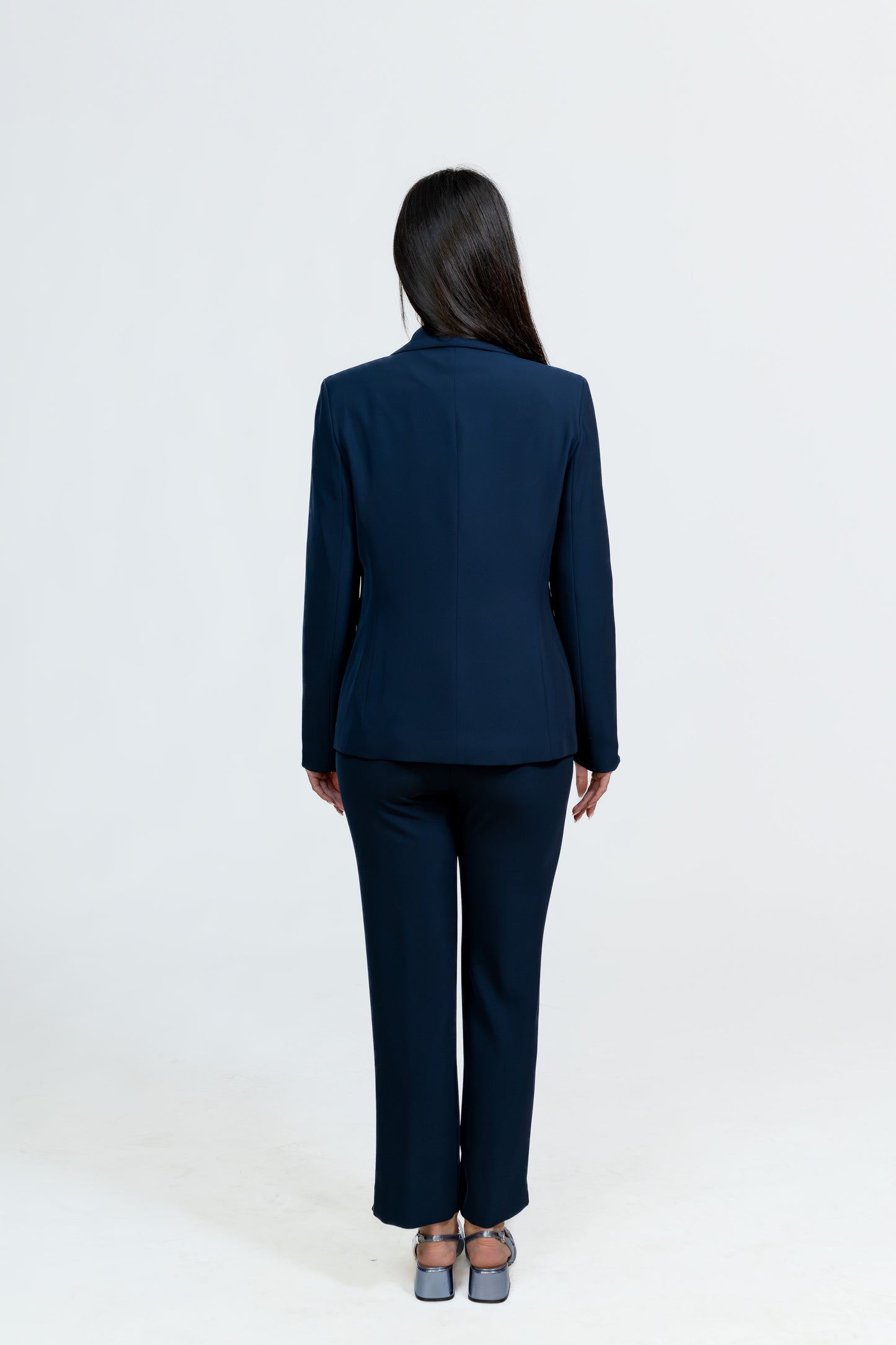 Navy Classic Elastic Pant