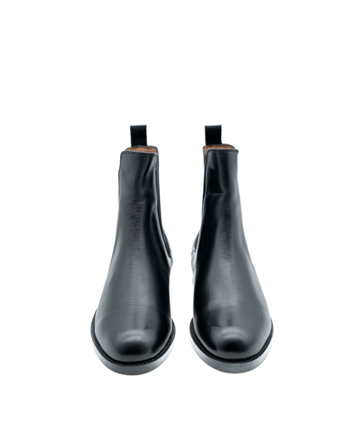 Leather Low Boot Elastics